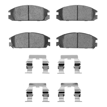 Dynamic Friction Co 3000 Semi-Metallic Brake Pads Hardware Kit, Low Dust, 100% Copper Free, 100% Asbestos-free, Front 1311-0334-01